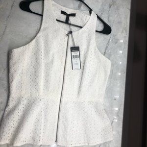 THRDUP - NWT 💕 BCBGMAXAZRIA Myranda Eyelet Peplum